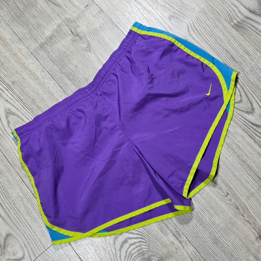 Nike Dri Fit Tempo Running Shorts - Court Purple/Volt - Womens